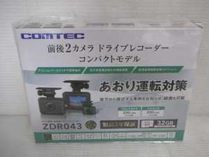 新品未開封品 COMTEC コムテック 前後2カメラドライブレコーダー コンパクトモデル ZDR043 GPS搭載 M1-A②