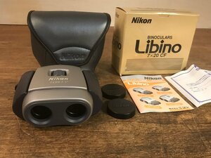 SS-3635■送料込■Nikon Libino ポロプリズム 双眼鏡 7×20 CF アウトドア 観戦 バードウォッチング レトロ アンティーク 358g/くATら