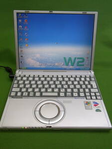 Win7, XP 動作可 パナソニック CF-W2AW1AXR Pentium-M 900MHz 12.1インチ