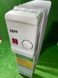 ZASS　電気オイルヒーター　暖房　ZSN1208S　動作確認済み