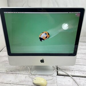 ∞OG∞ iMac20/2.4GHZ/1GB/320GB/SD/AM/BT A1224 中古 Apple 動作OK FCC 100-200V 50-60Hz PC パソコン モニター マック ∞T-230991