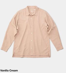 山と道　バンブーシャツ　Bamboo Shirt vanilla cream Lサイズ