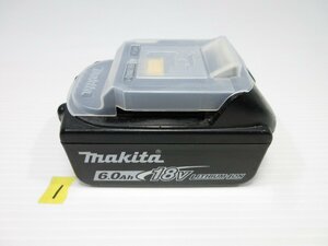 激安　マキタ　純正　バッテリーBL1860B①　18V　6.0AH　フル充電済　リチウムイオン　1年使用しました。　売り切り