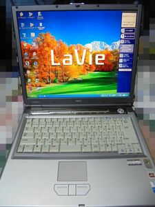 NEC　LaVie　LL970/D　 15 インチ　WindowsXP Home ／リカバリー　インスタント機能OK／旧型ノートパソコン