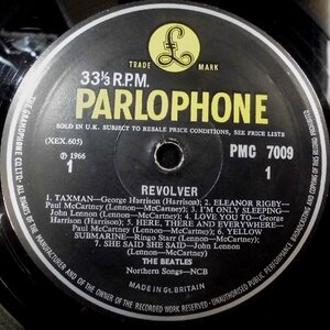 ●UK-ParlophoneオリジナルMono,w/Old-Machine Pressing Copy!! The Beatles / Revolver