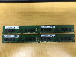【中古品・現状品】メモリ DDR4 Samsung 16GB 2Rx8 PC4-2666V ×4枚セット