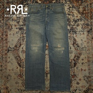 【USA製】 RRL West Coast Vintage 5 Pocket Jeans 【31×30】ウエストコースト ヴィンテージ ジーンズ デニム レザー Ralph Lauren 逸品