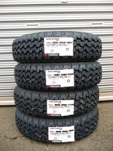 2024年製☆ヨコハマジオランダーKT☆145/80R12 80/78N LT☆145R12 6PR☆4本☆送料込16,800円～☆軽バン軽トラハイゼットエブリーアトレー