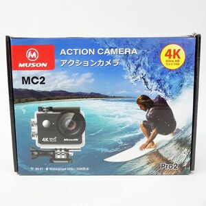 105 MUSON ムソン 4K Wi-Fi アクションカメラ MC2 Pro2　※中古