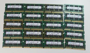 中古メモリ 20枚セット samsung 4GB 2R×8 PC3-10600S-09-11-F3 レターパックプラス ノート用 N050814