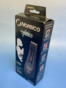 Norolco MAVERICK TX-450 PHILIPS ひげ整えシェーバー ブラック 箱付 未使用品 可動確認済 即決限定電池2本おまけ付！送料520円～