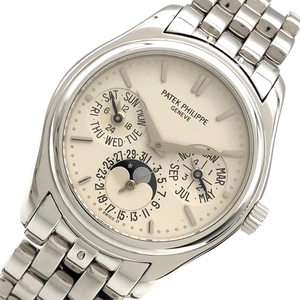 パテック・フィリップ PATEK PHILIPPE パーペチュアルカレンダー 5136/１G ホワイト K18WG 腕時計 メンズ 中古