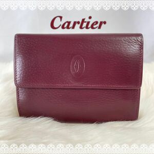Cartier カルティエ 財布 ボルドー　484