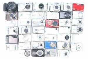 【40点】コンパクトカメラ デジタルカメラ デジカメ まとめ売り FUJIFILM/CASIO/OLYMPUS/NIKON/Panasonic 等 20619-Y