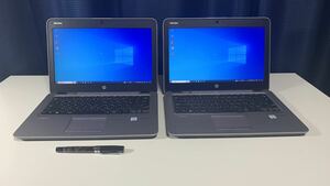 【2台セット】HP EliteBook 820 G3・i5-6200U・8GB・500GB・12.5インチ・②。