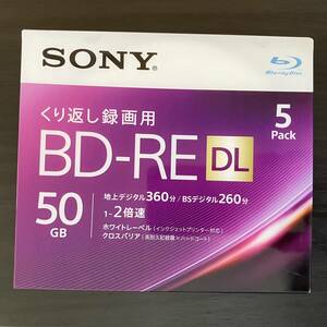 SONY ソニー ビデオ用ブルーレイディスク 5BNE2VJPS2(BD-RE2層:2倍速 5枚パック)★新品未開封★即決