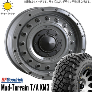 235/70R16 デリカ RAV4 CX-5 16インチ BFGoodrich T/A KM3 DEAN コロラド 7.0J +37 5H114.3P サマータイヤ ホイールセット 4本