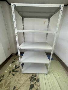 【引取限定】スチールラック　スチール棚　5段　幅88ｃｍ　奥行60ｃｍ　高さ180ｃｍ　中古　倉庫