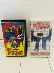 THE METEORS VHS 2本セット・メテオス ビデオ・psycho billy・サイコビリー・cramps・ネオロカビリー・＊検索用