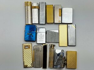 A)ジャンク品 ライターまとめて ZIPPO ダンヒル ディオール イヴ・サンローラン マルマン 等