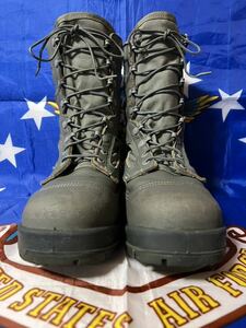 中古美品　MADE IN USA Belleville 630ST USAF コンバットブーツ 8.5Rインチ　約27.0センチ　セージグリーン