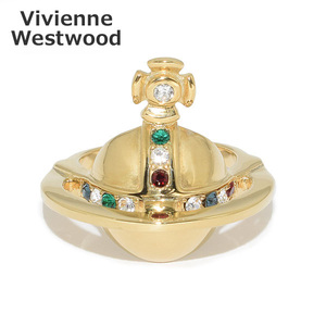 ヴィヴィアンウエストウッド 指輪 64040037-R001 ゴールド Vivienne Westwood - XXL