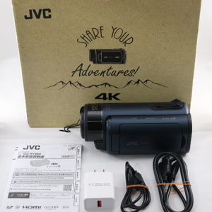 JVCKENWOOD JVC ビデオカメラ Everio R 4K撮影 防水 防塵 ディープオーシャンブルー GZ-RY980-A