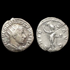 ★1円スタート★【古代ローマコイン】Gordian III（ゴルディアヌス3世）クリーニング済 シルバーコイン 銀貨 アントニニアヌス(y2Rcd5QdTm)