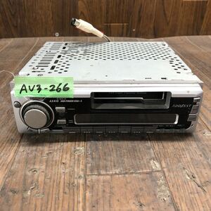 AV3-266 激安 カーステレオ テープデッキ ADDZEST clarion PA-1715A 0012577 AX410 カセット FM/AM 通電未確認 ジャンク