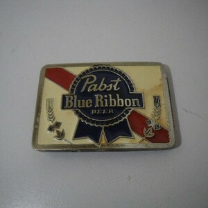 ビンテージ ベルトバックル Pabst Blue Ribbon ac079