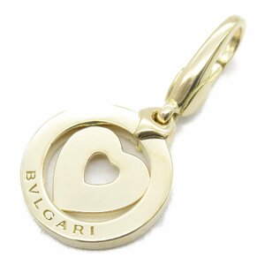 ブルガリ トンドハート チャーム ブランドオフ BVLGARI K18（イエローゴールド） ペンダントトップ 750YG 中古 レディース