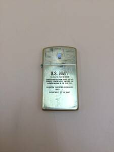 OK9045○Zippo ジッポ オイルライター U.S. NAVY ヴィンテージ BRADFORD.PA. 1932 1987 ゴールド 喫煙グッズ 喫煙具 【未確認】240414