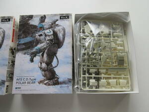 中古 マシーネンクリーガー 1/20 POLAR BEAR ポーラーベア ② ／即決 開封済 未組立 Ma.K. SF3D AFS C.D.type 傭兵軍 WAVE ウェーブ