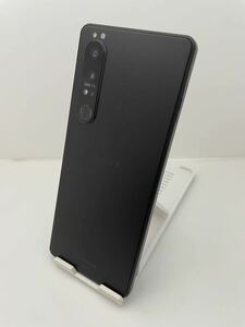 『新品同様3733』 Xperia 1 III SOG03 ブラック AU キャリア simロック解除済み