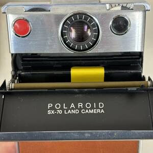 【K-28694】ポラロイドカメラ POLAROID SX-70 LANDCAMERA USE FLASHBAR POLAROIDCORPORATION 米国製 使用感あり