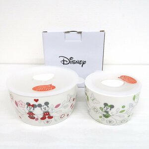 IT40271 ディズニー 食器 レンジパック 2点セット Disney 未使用