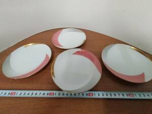 コレクション　昭和　レトロ　アンティーク　中皿　料理皿　キッチン　陶器　4枚　まとめて