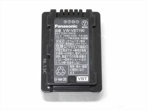 Panasonic 純正 バッテリー VW-VBT190　パナソニック 電池 送料140円　563