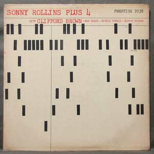 (LP) 米初期盤/PRESTIGE/両溝 SONNY ROLLINS [PLUS 4] With CLIFFORD BROWNーMAX ROACH/MONO/手書きRVG刻印/N.J./ソニーロリンズ/PR7038