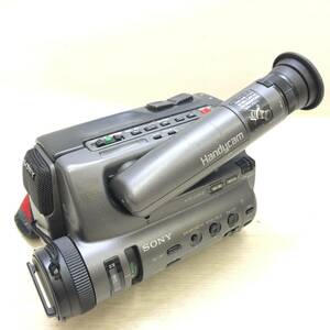 △SONY ソニー ビデオカメラレコーダー CCD-TR55 ハンディカム 8ｍｍ バッテリー無し 動作未確認 ジャンク品△G73379
