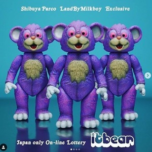 MILKBOYTOYS THE IT BEAR PURPLE 渋谷PARCO ミルクボーイトイズ ザ イット ベア パープル 渋谷パルコ 1周年記念 新品未使用