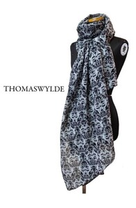 美品【トーマスワイルド】Thomas Wylde 大判スカーフ(288cm)定価62,000円