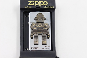 ☆【ト足】ZIPPO ANTIQUE ROBOT SERIES ジッポ アンティークロボットシリーズ LIMITED シリアルNo.175 CBZ01ZZH83