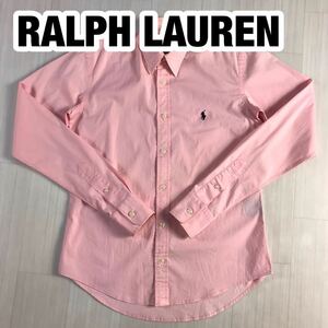 RALPH LAUREN ラルフローレン 長袖シャツ XS ピンク