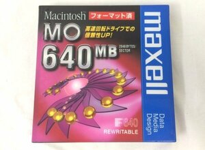 ☆☆maxell マクセル　MOディスク 640MB　3.5型光磁気ディスク　MA-M640.MAC.BP1　Macintosh　フォーマット済☆未開封品