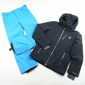 中古 17/18 SPYDER Chambers Ski Jacket 783308/Propulsion PANTS 163020 メンズMサイズ スキー上下セットウェア スパイダー