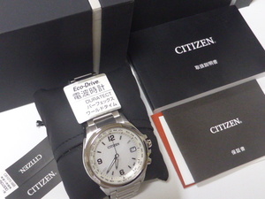 シチズン CITIZEN ATTESA エコ・ドライブ CB1070-56B 電波時計 メンズ 新品未使用 (A057