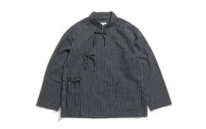 S 美品 23ss Engineered Garments Tibet Shirt LC Stripe シャツ