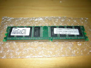 PCデスクトップ用メモリ DDR400 PC3200 512MB
