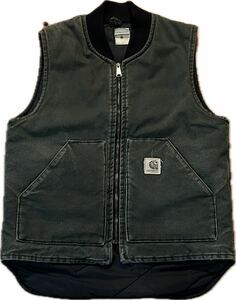 MOS USA製 00s Carhartt V02 Arctic Quilt Liner Duck Vest カーハート ダック ベスト モスグリーン 緑Vintage ヴィンテージ アメリカ古着